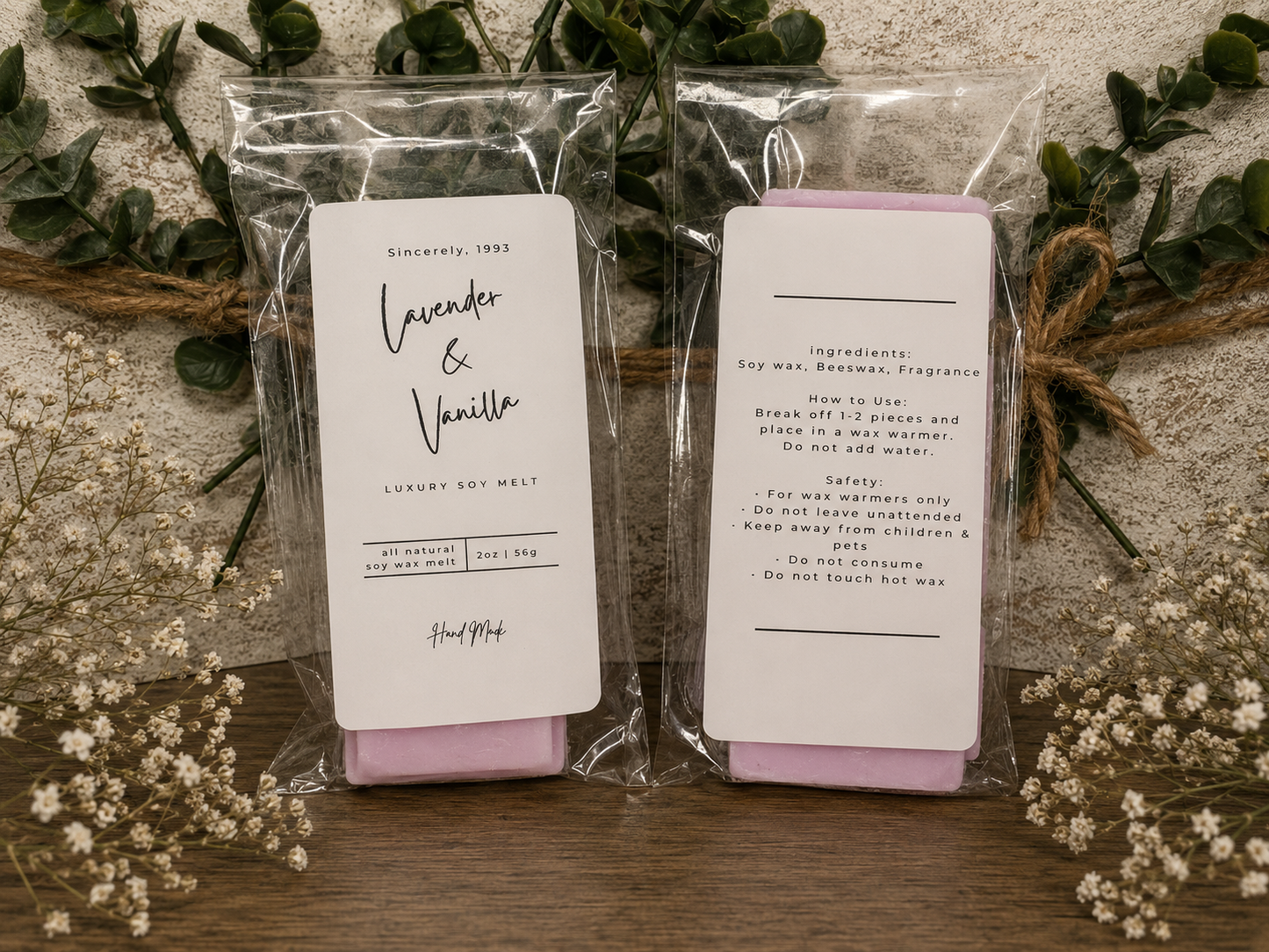 Lavender & Vanilla Wax Melt